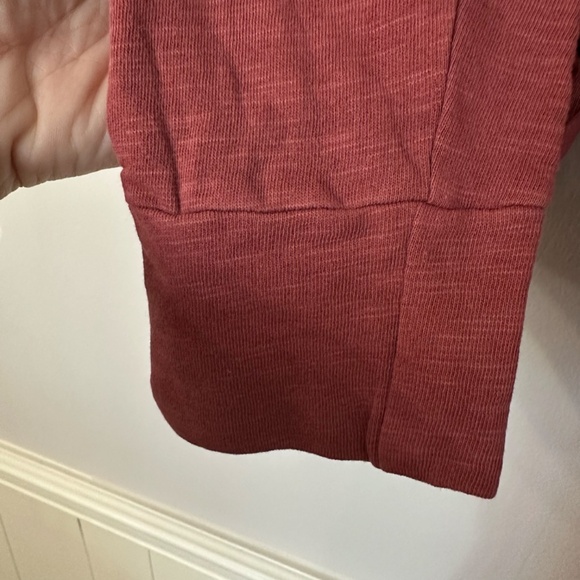 Free People Intimately Womens Long Sleeve Wrap Duster Cardigan in Wine Sz M NWT - Picture 6 of 8